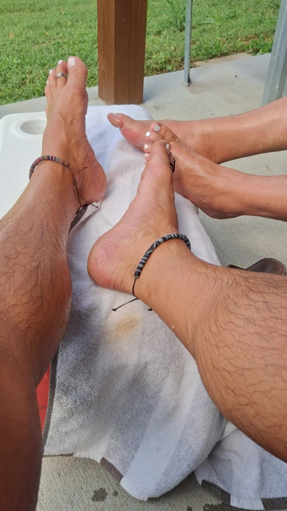cum worship our feet.