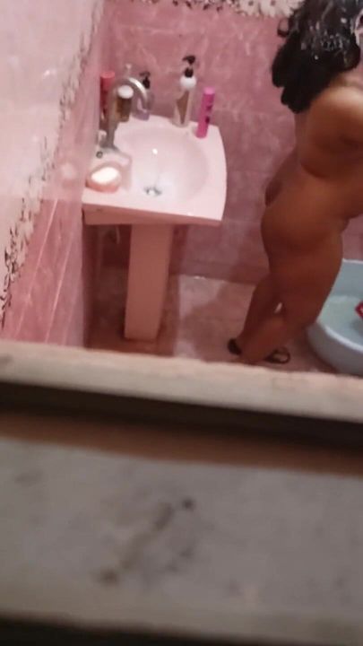 I Made a Video of Bhabhi Taking Bath