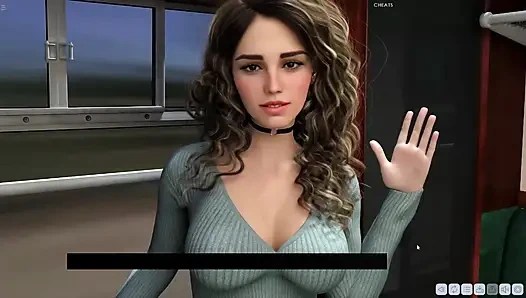 James Having Fun With Sexy Girl In Train