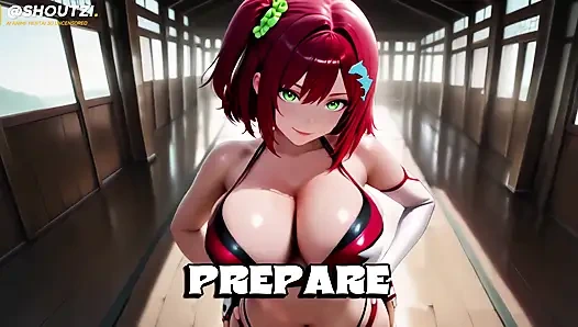 Двойной глорихол для фанатов - шлюшка на коленях со спермой и лицом обслуживает обе дырки без перерыва!