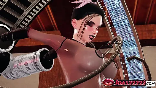 Nishimura miki si cewek seksi dengan toket besar lagi asik muasin memeknya pakai hentai 3d sampai muncrat