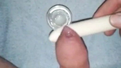 Abgespritzt mit Vibrator