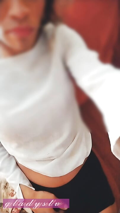 Gladys is a transvestite girl who gets too aroused until she cums