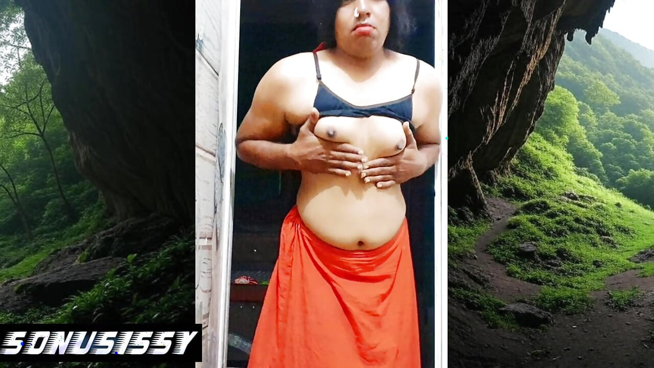 Donji crossdresser sonusissy haljina pokazuje pupak