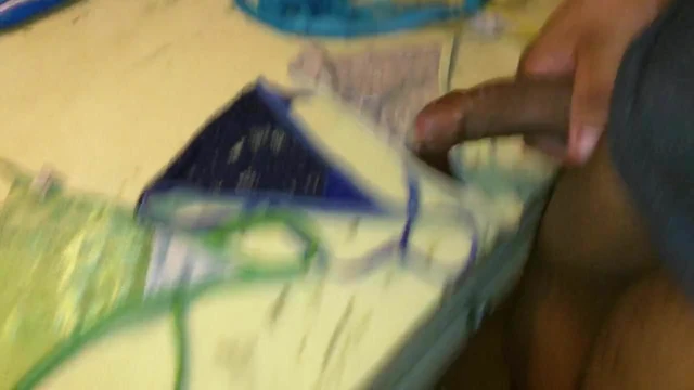 Cum on sexy purple thong
