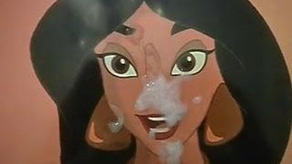 Cum tribute to Princess Jasmine