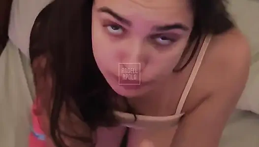 Настоящая пара занимается горячим сексом