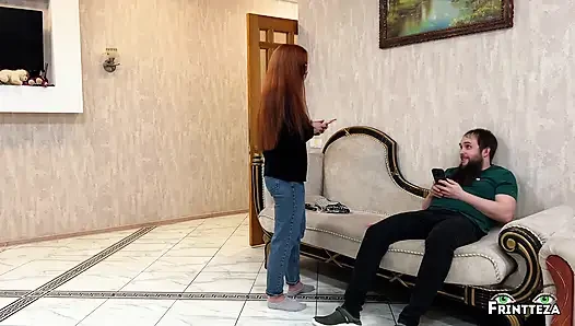 MILF helps Stepson empty his full balls - cum on step mom's tits!