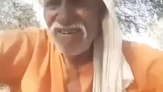 Uncut indian old guy
