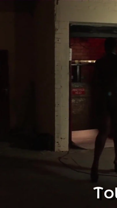 Thrilling moment from "Black Babe Gets Fucked On a Lift"
