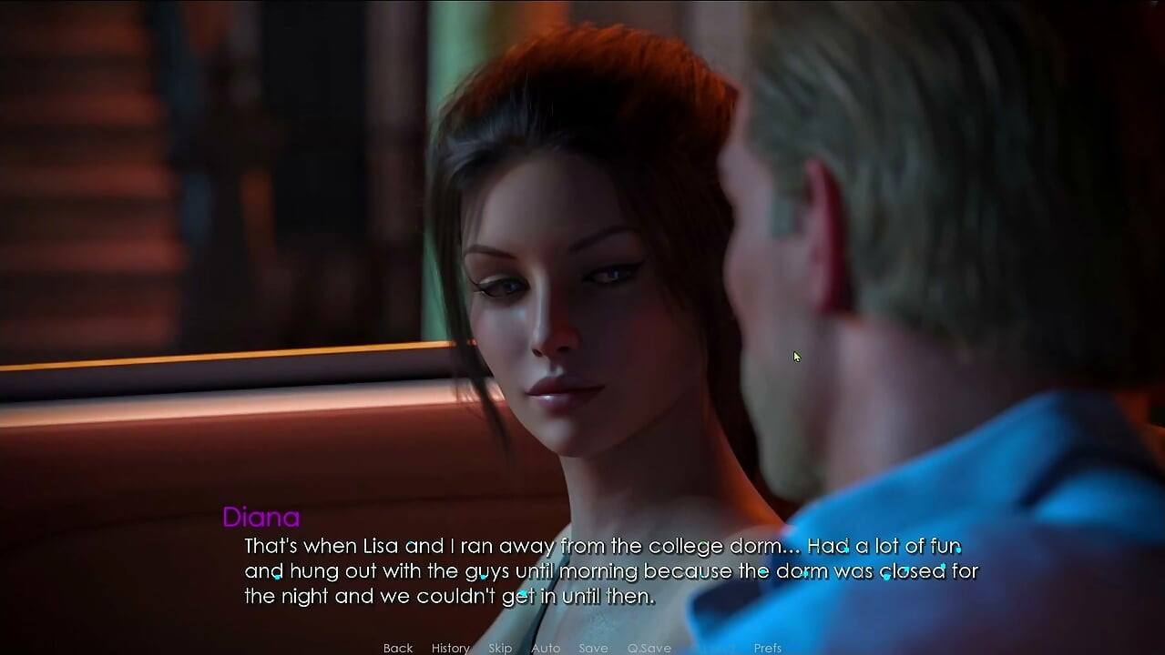 Fresh Story S2 Paul and Diana Intimate Car Scene 3D Game Walkthrough Part 2