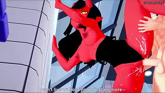 Meru the succubus Bikini doggy sex