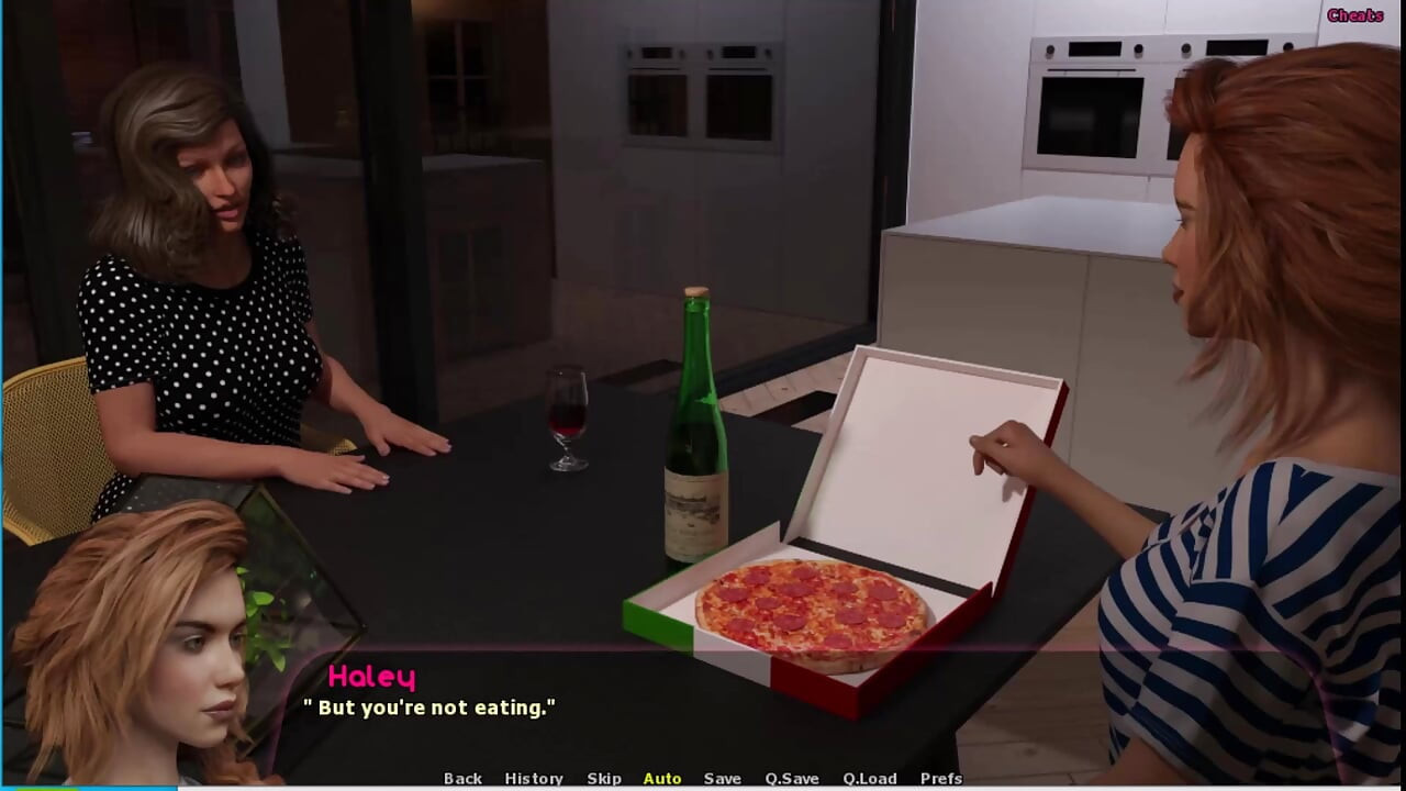 Haley Story #17 - Haley and johannes looked after Adriana's house...Johannes fucked Haley on the dinner table
