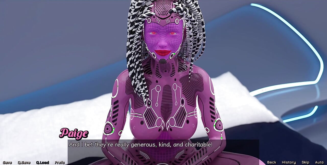 antriksh men phanse - robot Paige se milna