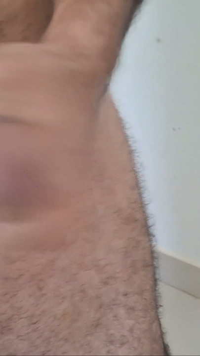 Very horny man Pau Moreno, decided to rub his hard cock until he cummed a lot at the end. | Clip 1