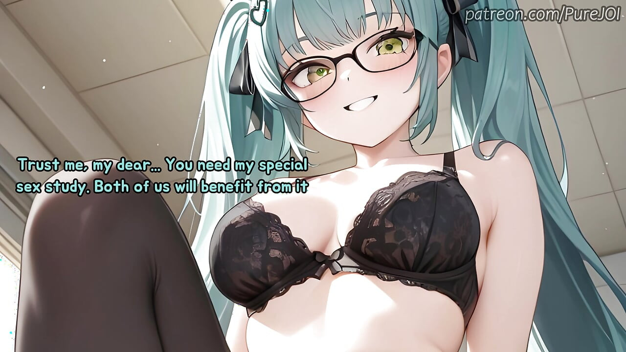 Your teacher Privaty has offered you to pass her sex course (JOI)
