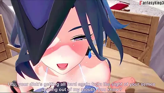 Clorinde hard fucked in a bikini - Genshin Impact