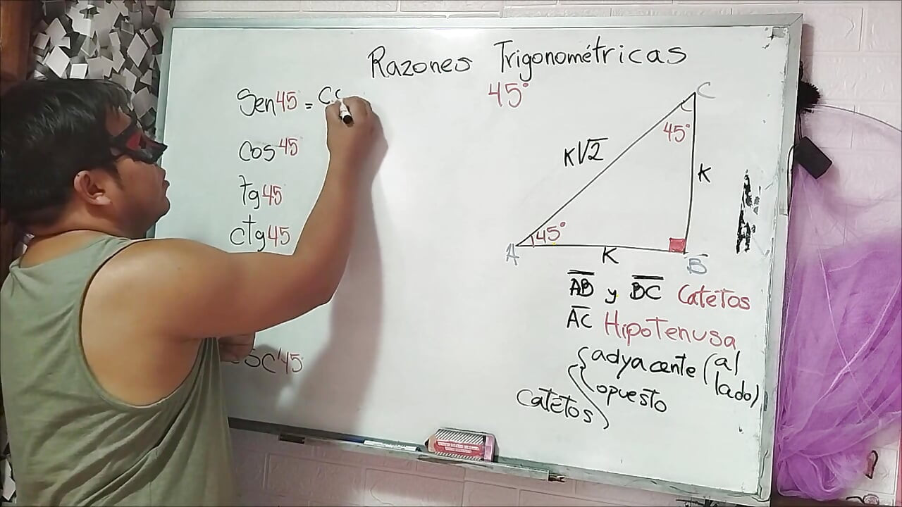 16 Trigonometry: 45 Angle - Trigonometric Ratios