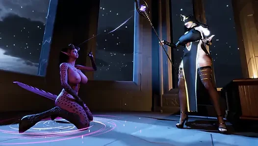 Futanari Succubus Under Mind Control Fucks a Nun