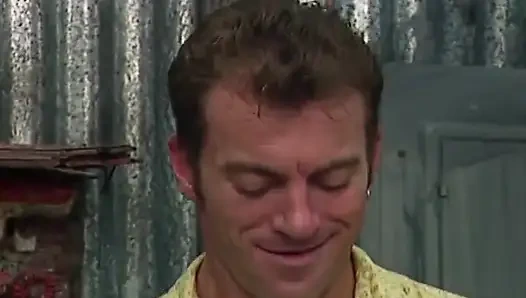 Steamy Threesome in the Shed: Blonde and Brunette Babes Go Wild