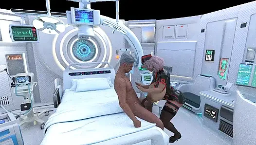 Развлечение медсестры Goodbody в клинике искусственной медицины