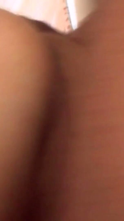 Lovely brunette chick playing with a big throbbing dick | Clip 1