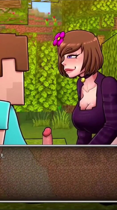 HornyCraft Minecraft Parody - Steve Gets Sloppy Handjob from Jenny for a Diamond | Clip 1