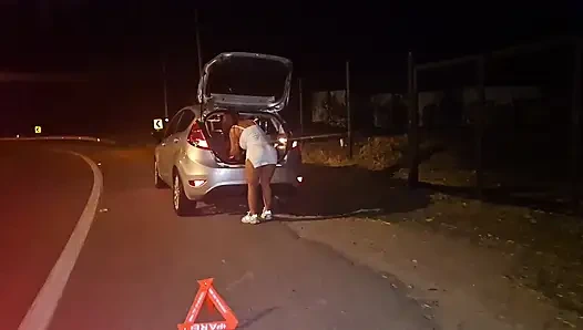 Polis Bizi Ulusal Yolda Sikişirken Buldu Ve Bize Sordu...