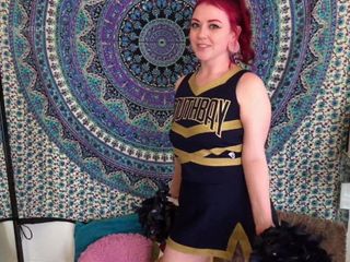 Cheerleader olja anal