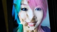 WWE Asuka Cumtribute 2 (HUGE CUMSHOT!!)