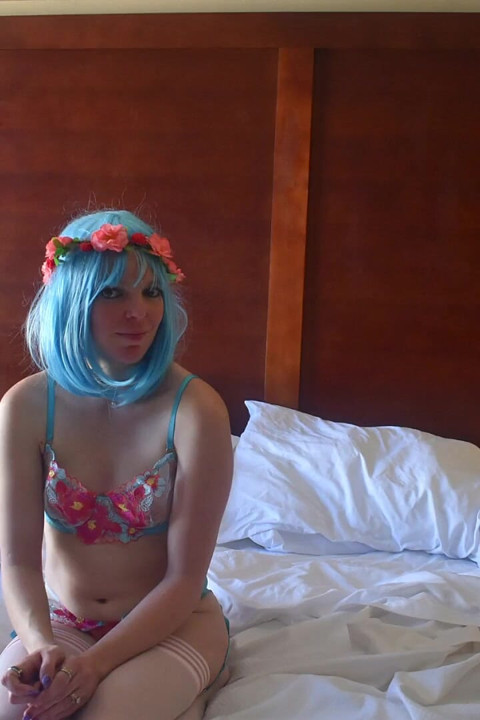 Blue Haired Mermaid Nympho Gets Blackbred Starring Foxey Mermaid