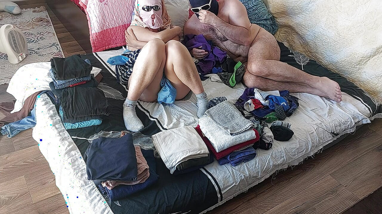 Hot foreplay with a couple, oil massage on the body.