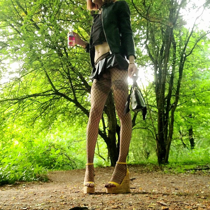 Whore's FanTasme. Exhibited👀in the Forest of Brunoy91 [³June²⁵] CuMSLuT in search of Sperm offerings in Public VaneSsaBiTCHx