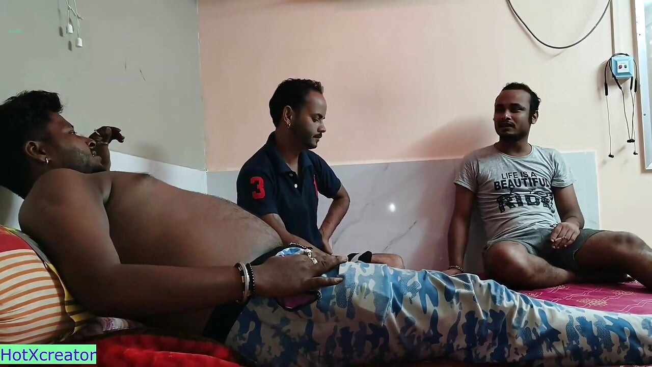 Three Friends Fuck One Beautiful Girl! Who Will Fuck First!