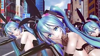 Mmd R-18 anime-mädchen - sexy tanzclip 61