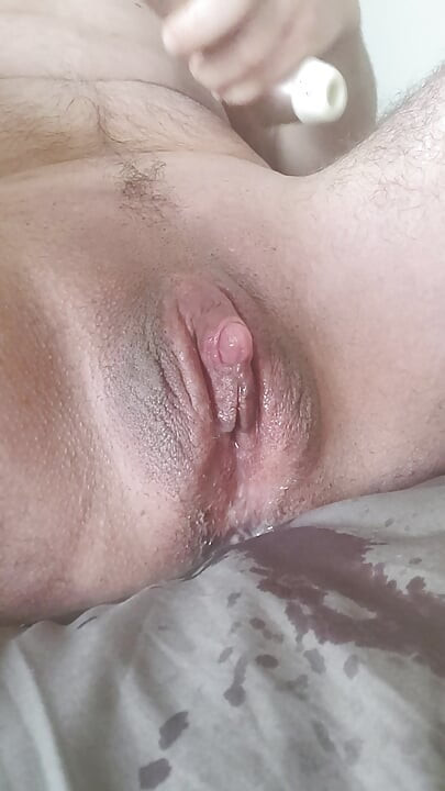 FtM Transgender male masturbates with exploding pussy