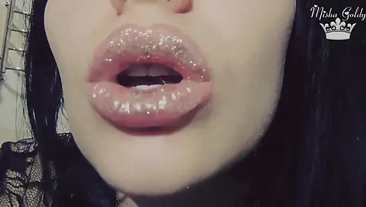 Goldene lippen