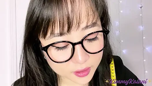 Asyalı hatun tıbbi çalışma sırasında penisinle aşık oluyor -asmr- kimmy kalani