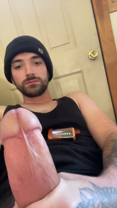 Stroking to big girls while shes out