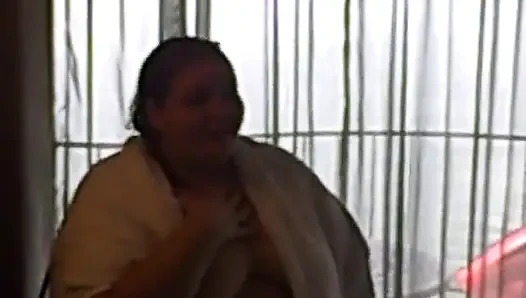 Angie has hiccups nude