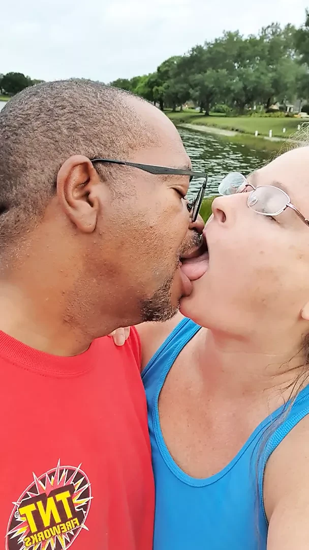Cumslut gets kissed by the water