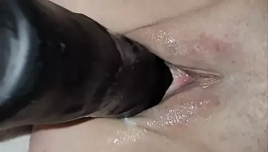 More bbc for my greedy pussy hard deep bbc dildo filling my pussy long deep hard filled pussy