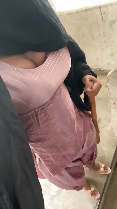 shiny silky satin suit salwar cross dresser indian bhabhi big tits