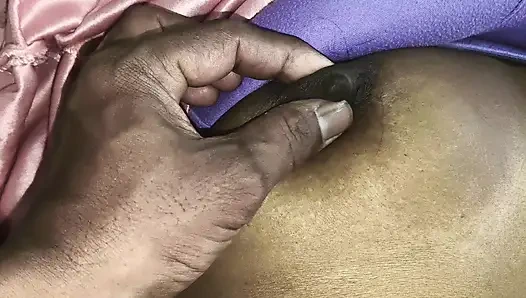 Blacky wife big boobs and pussy roughing