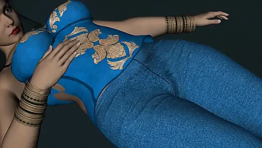 Bhabi ki chudai mote land se