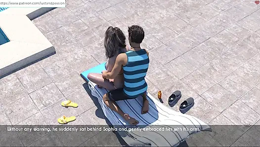 AWAM - Сэм на массаже, лосьон на спине Sophia