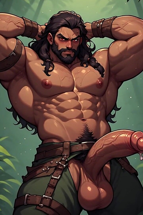 Hot Jungle Warrior Art