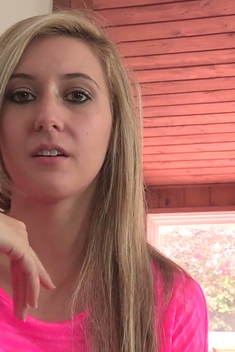 Newcomer loud moaning audition fuck with petite blonde