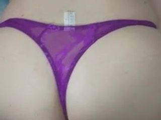 紫色丁字裤