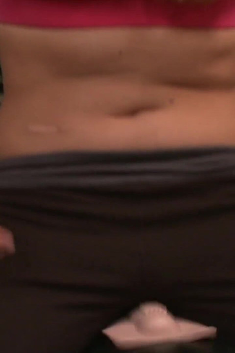 Small titted teen rides Sybian and hard cock